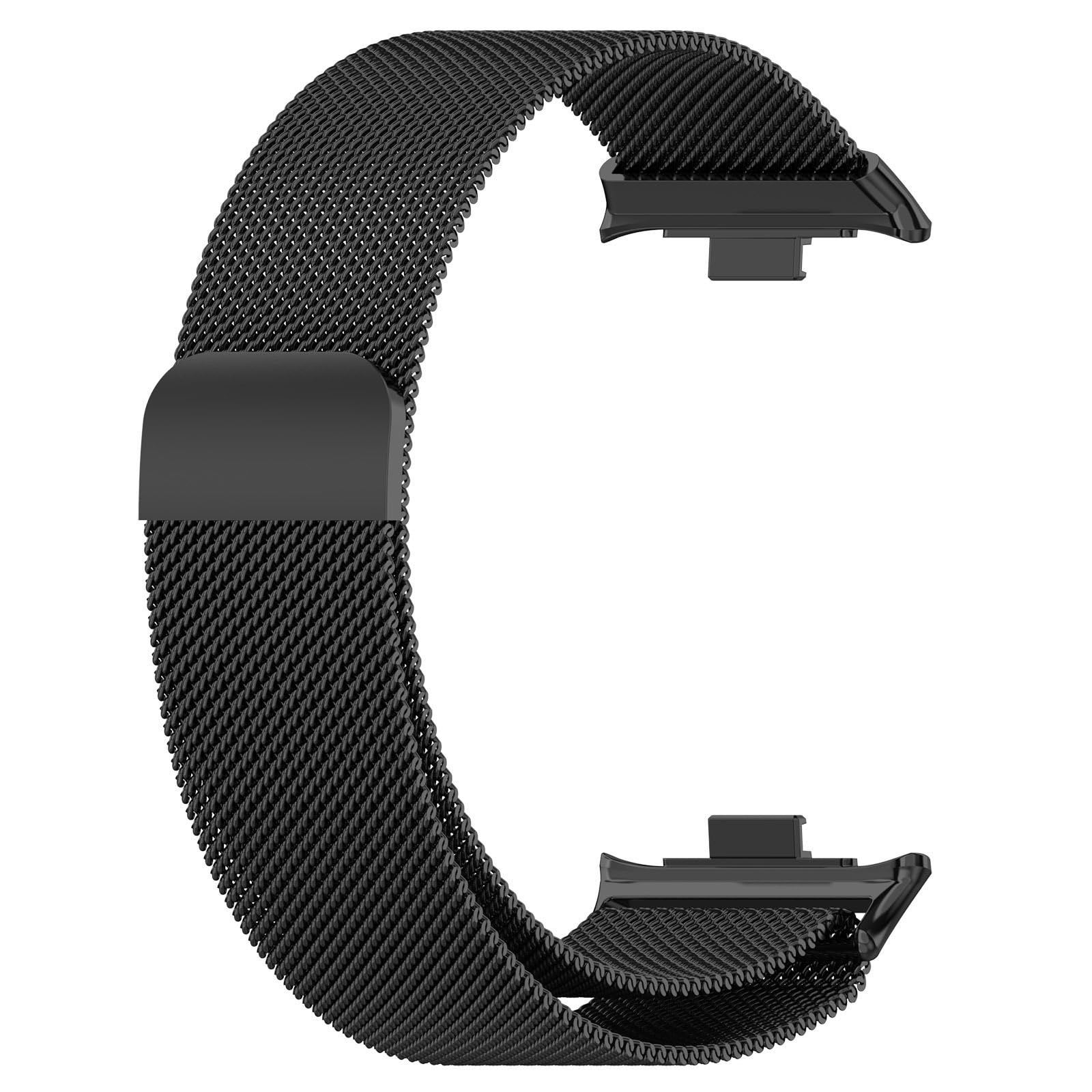 JDIME Cinturino in acciaio inossidabile per redmi orologio da orologio da orologio milanese braccialetto magnetico per loop milanese per xiaomi mi banda 8 accessori da polso da polso da polso