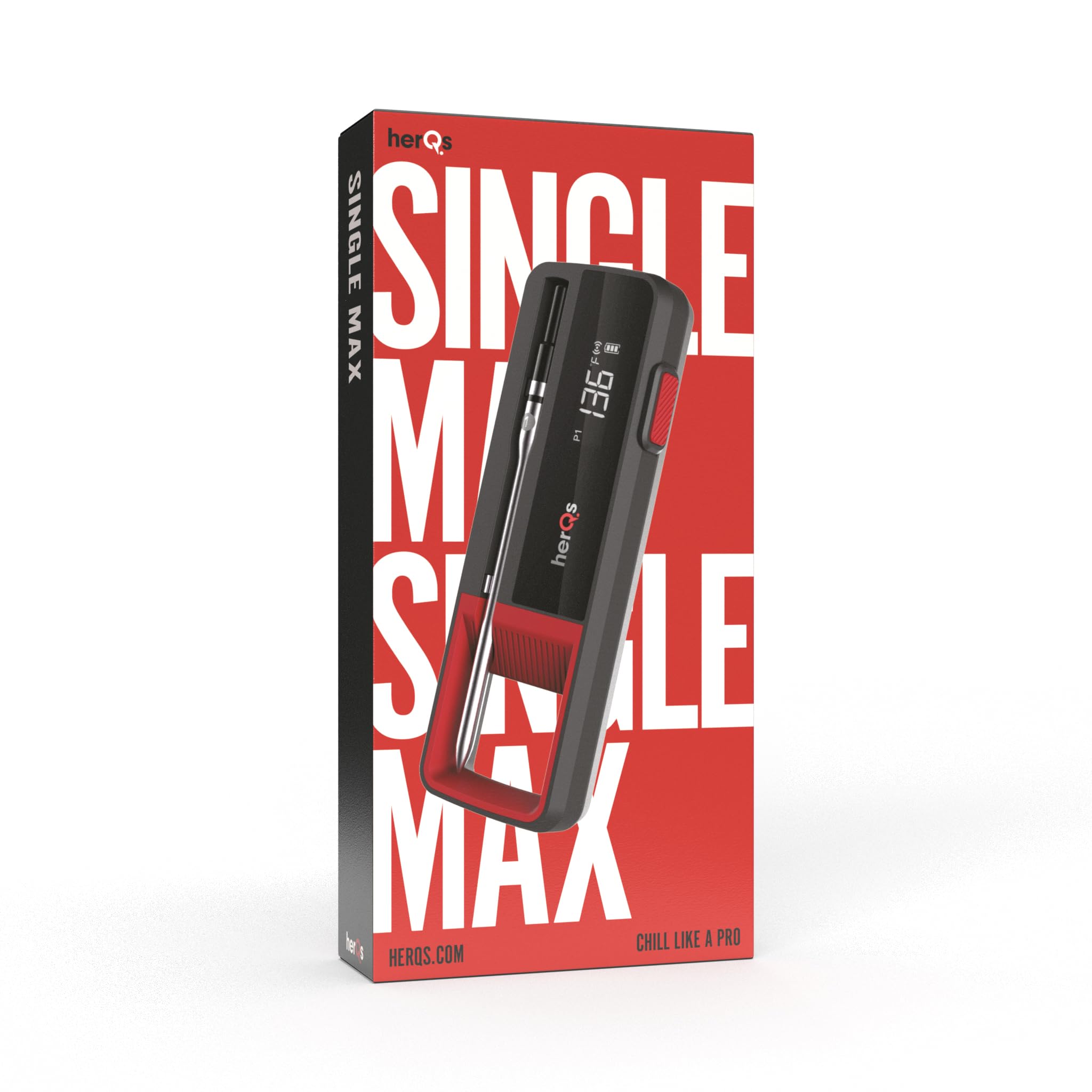 HerQs - Termometro per carni Single Max