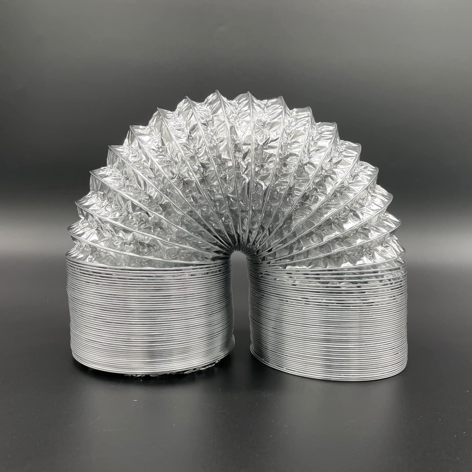 Aluminium Foil Flexible Ducting - Ventilation & Hydroponic Accessory 5 Meter 125mm