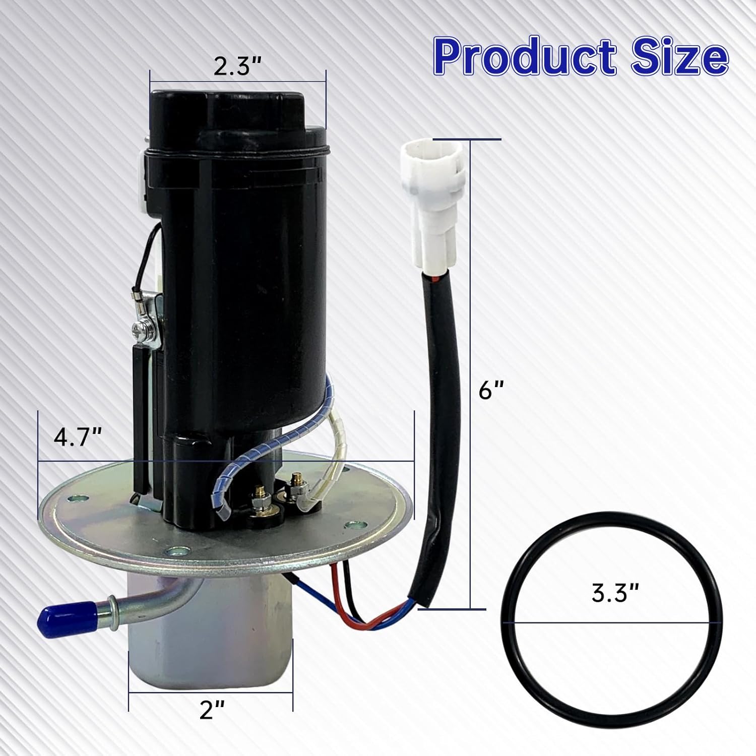 15100-35F30 Fuel Pump Assembly Compatible with 2003-2007 Suzuki SV650 SV650A SV650S SV650SA SV1000 SV1000S GSXR1000 GSXR1000Z, K3 K4
