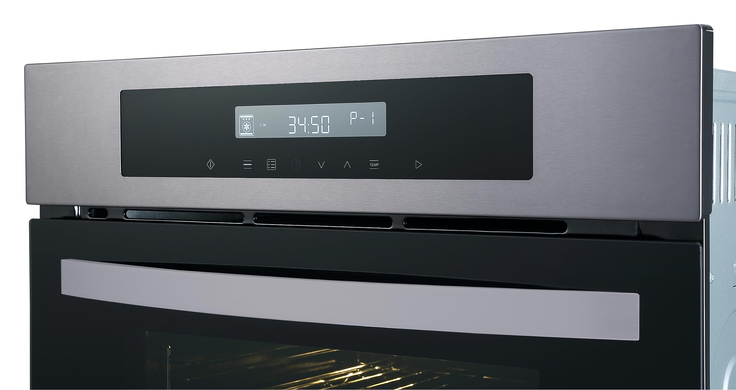 respekta | Horno empotrable autosuficiente | DIGI 8 Black Steel