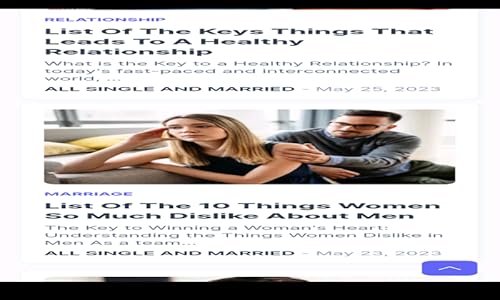 Marriage and Relationship