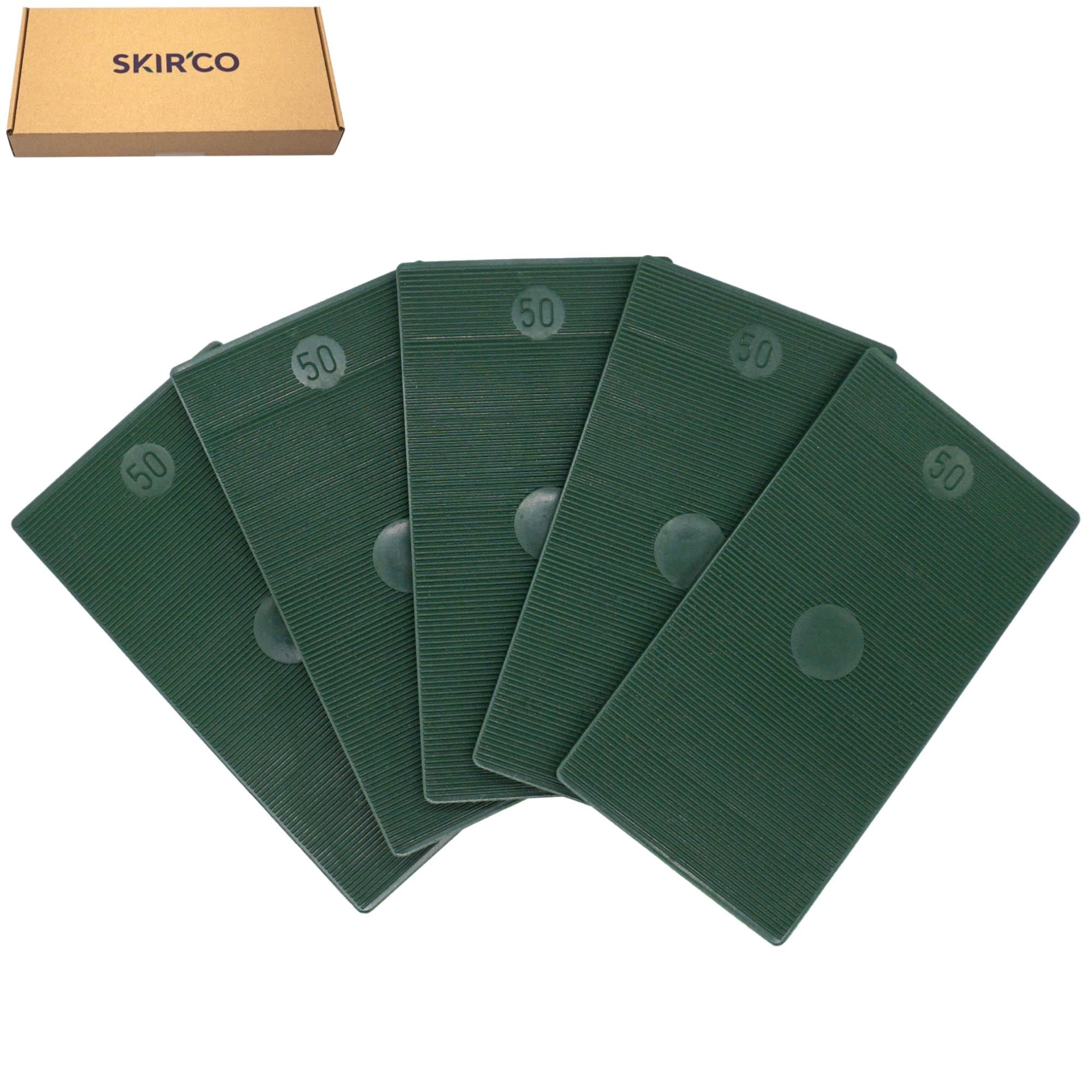SKIR'CO (20 pcs) Plastic Flat Shims 5 mm, Glazing Packers 50 x 100 mm, Frame Spacers, Door and Window Frame Packers - Image 2