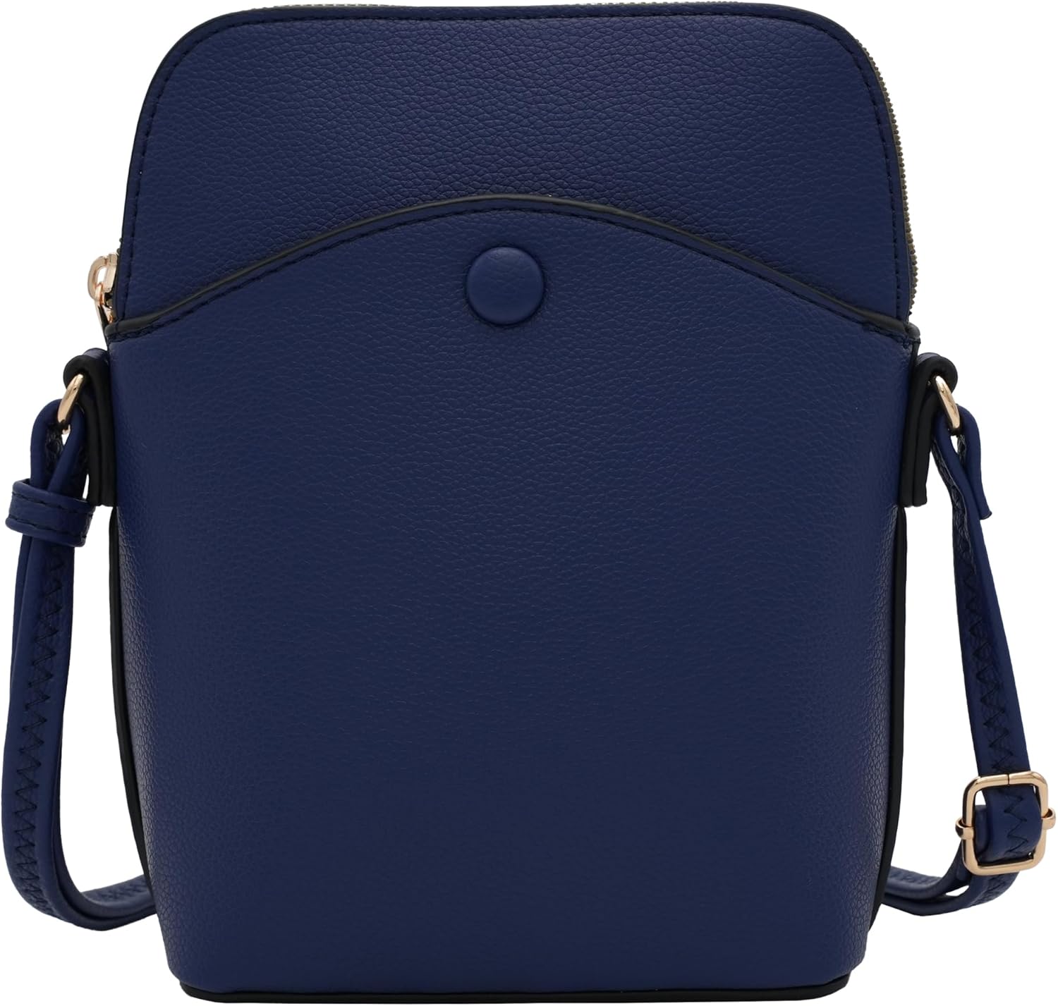 Solene Small Crossbody Bag with Gold Hardware, Mini Shoulder Purse with Adjustable Strap