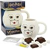 Blue Tree Harry Potter Mug & Hot Chocolate Gift Set - Ceramic Mugs with Colour Changing Hot Chocolate Drink. Harry Potter Gifts for Stocking Fillers, Christmas Gifts for Kids (Hedwig)