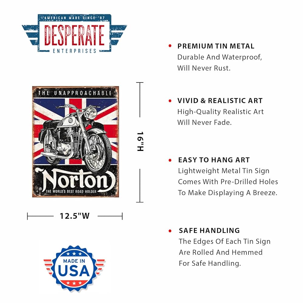 Amazon.com: Desperate Enterprises Norton Motorcycle - Best