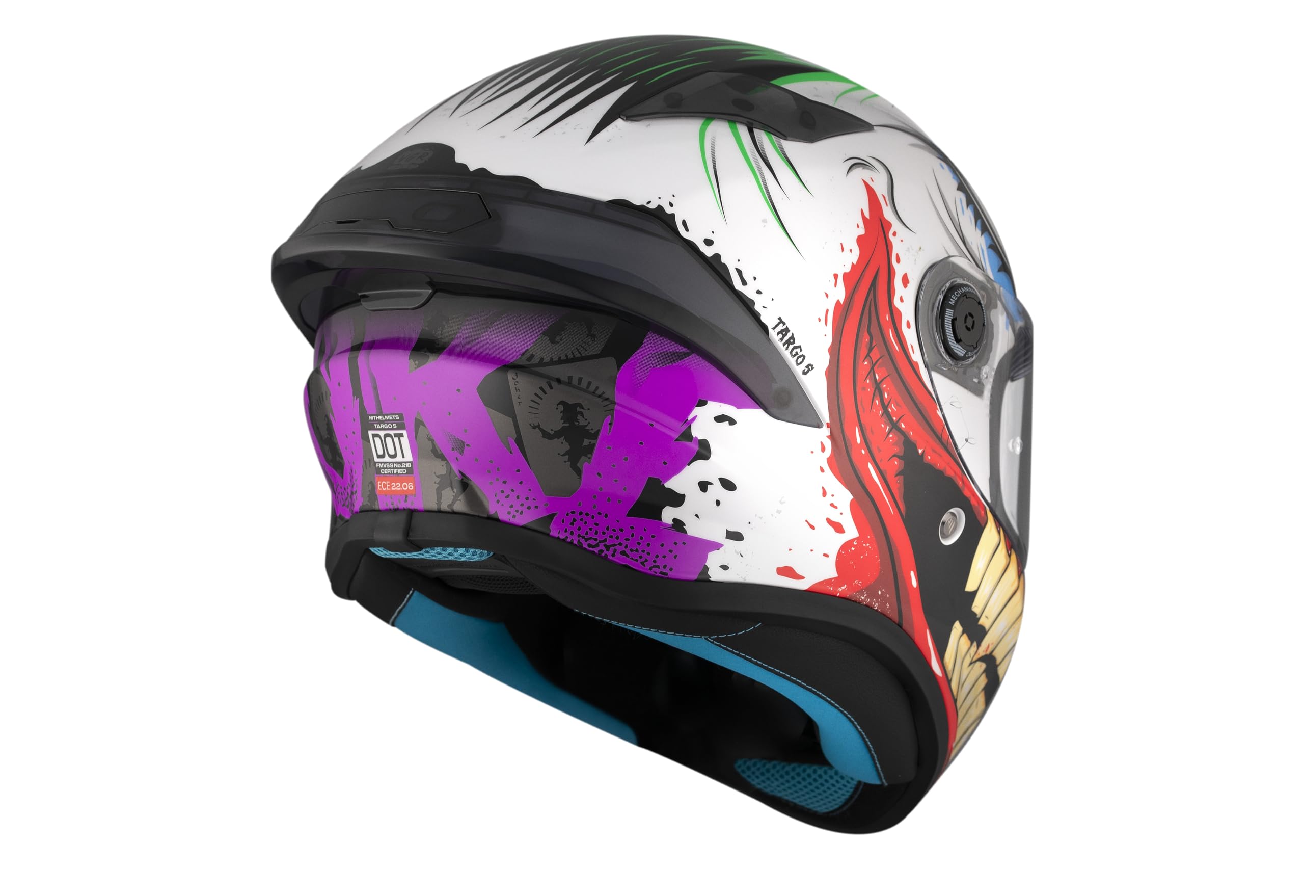 MT Targo-S A5 Joke Joker Full Face ece22.06 and DOT approved Motorcycle Helmet