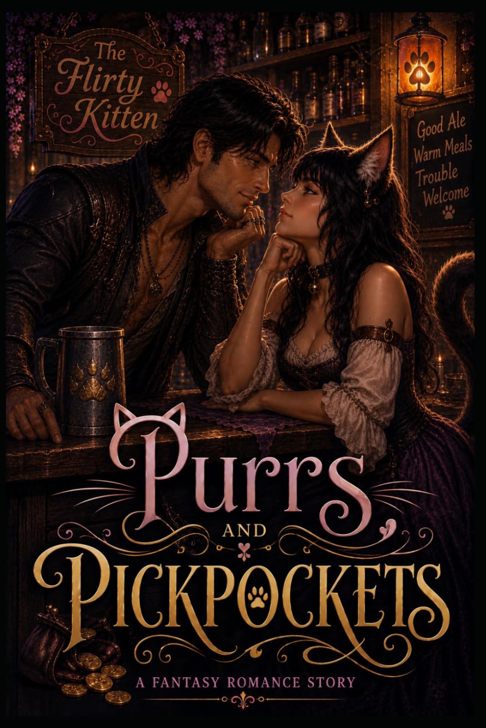 Purrs and Pickpockets: A Fantasy Romance Story (Monster Girls and Misadventures)