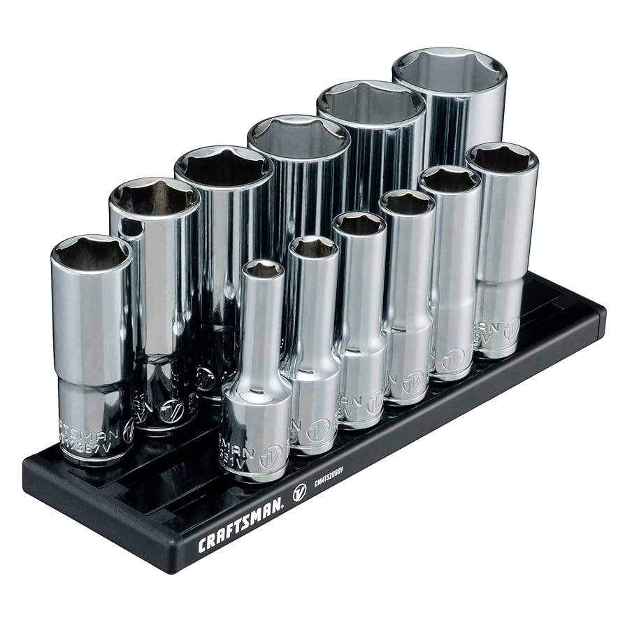 inmam様★ Amazon.com: CRAFTSMAN V-SERIES Socket Set, Deep SAE, 3/8