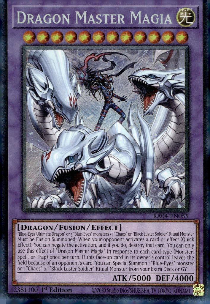 Amazon.com: Dragon Master Magia (CR) - RA04-EN055 - Collector's