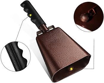 Amazon.co.jp: 応援カウベル, ハンドル付きパーカッションノイズ