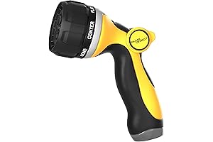 ALMA Garden Hose Nozzle HEAVY DUTY - 7 Pattern Water Hose Sprayer...