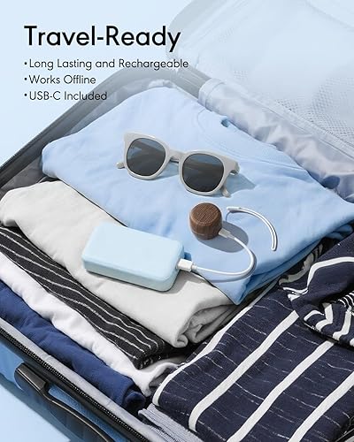 Miniatura 4 de Máquina de sonido Flowtune Máquina de ruido blanco para bebés adultos, mini máquina de sonido portátil para viajes, temporizador de 6 horas, 18