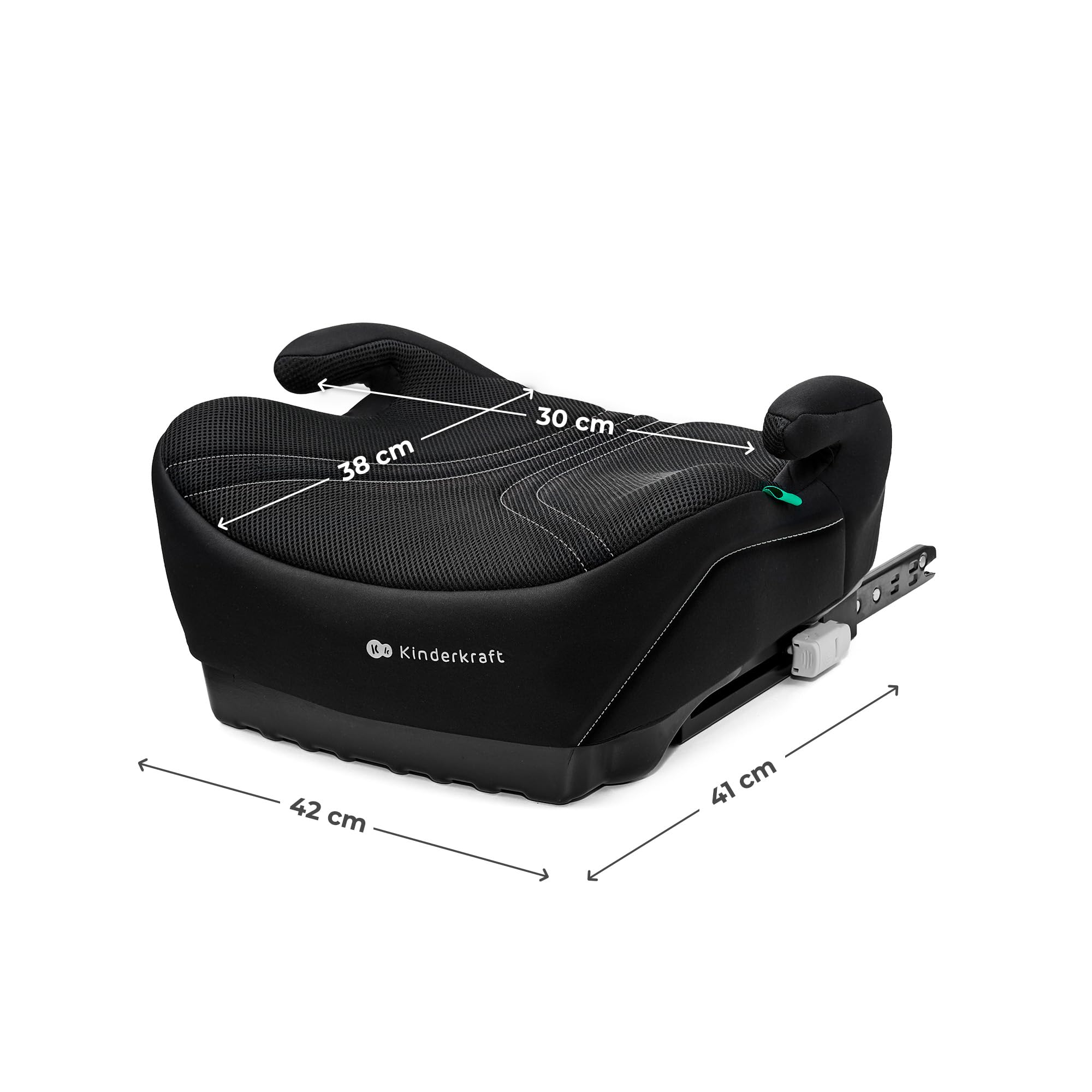Kinderkraft I-BOOST 2 PRO Sitz für Kinder 125-150cm 6-12 Jahre Isofix 2,36 kg Schwarz