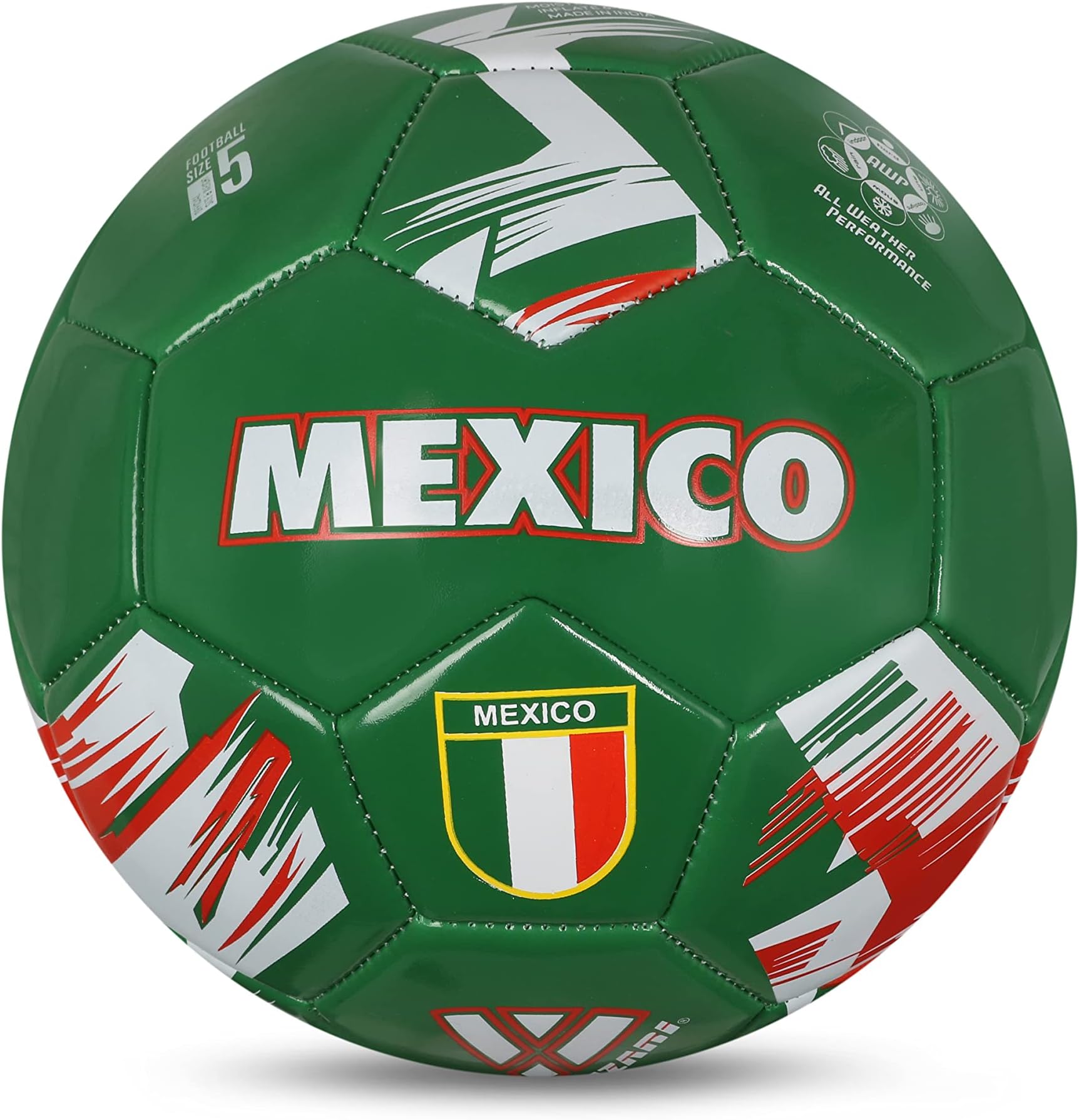 Vizari National Team Soccer Balls | Durable Faux Leather & Rubber, Three Sizes, Nine Countryballs - Elevate Your Play with Iconic Team Representation