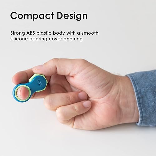 Vista 3 de Yogi Fidget Toy – Spinner sensorial silencioso para adultos y niños – Alivio del estrés para TDAH, ansiedad – Juguetes para adultos – Incluye 5
