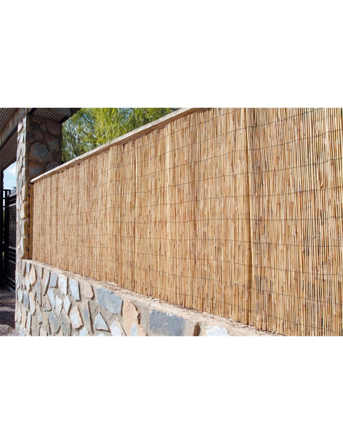 Canisse en bambou naturel 1x5m