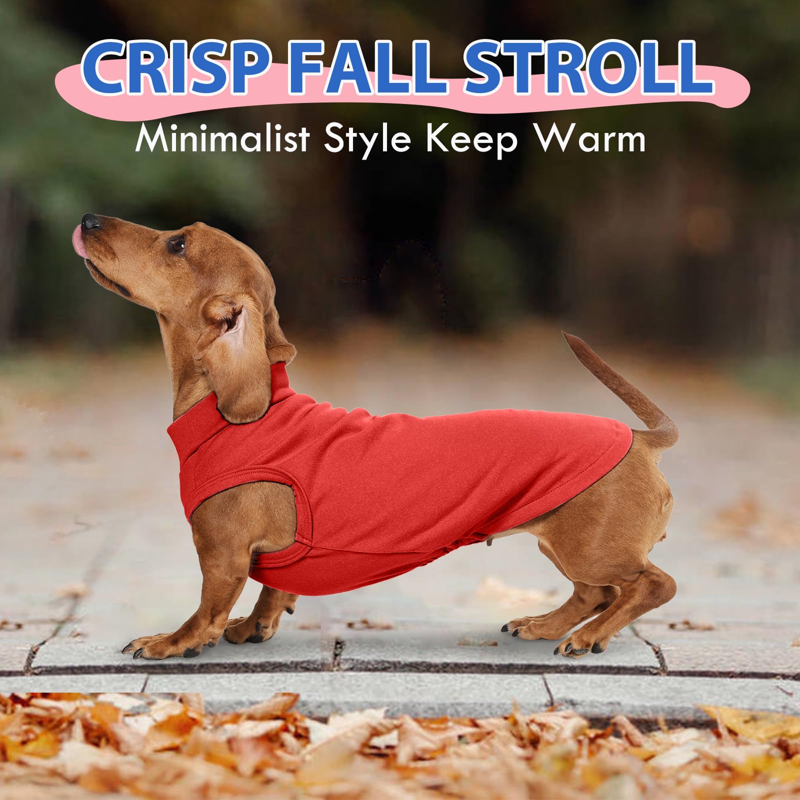 Chaleco de forro polar para perro, rojo, S, sudadera cálida y elástica para perro, suéter rojo ligero, chaquetas para perros pequeños, diseño de suéter, ropa de chihuahua, papillon, pomerania