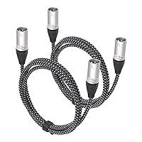 Vista 11 de Cable de micrófono XLR hembra a hembra de 6 pies, cables de conexión de micrófono equilibrados de 3 pines, cable DMX XLR hembra a hembra