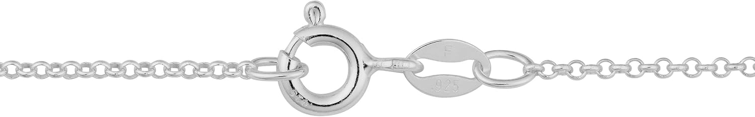 Kooljewelry Sterling Silver 1.3 mm Rolo Chain Necklace (16, 18, 20, 22, 24 or 30 inch) - Image 2