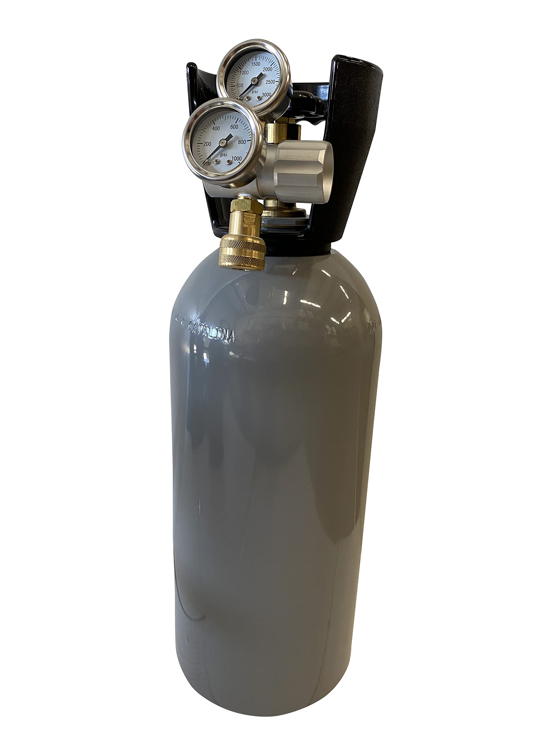 Buy Preece Precision 10 lb co2 Carbon Dioxide Aluminum Cylinder and 250 PSI Adjustable High Flow