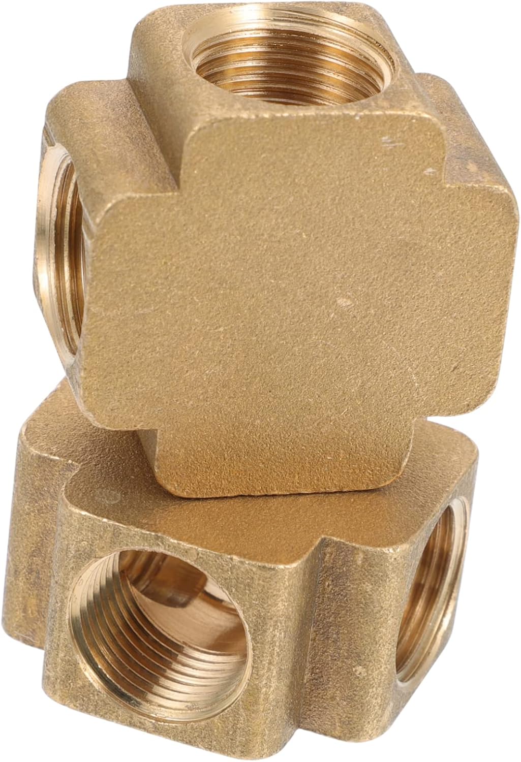 Alipis 2pcs Portable Brass Joint Fittings Pneumatic Accessories Construction Easy to Install for Air and