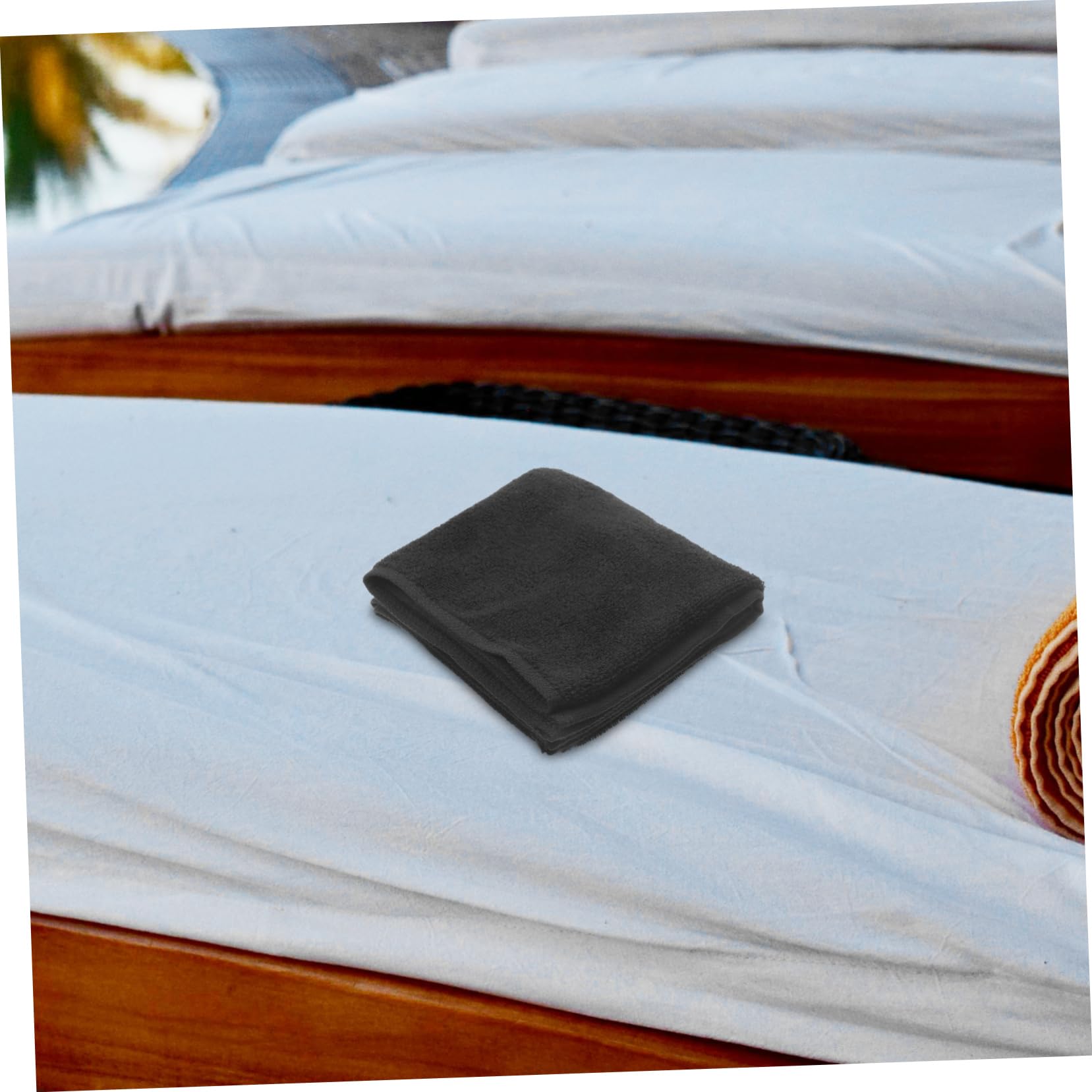 Toallas Cabello Mojado de Algodón Negro, 2 Piezas, Absorción Rápida y Diseño Simple para Adultos en Casa o Salón