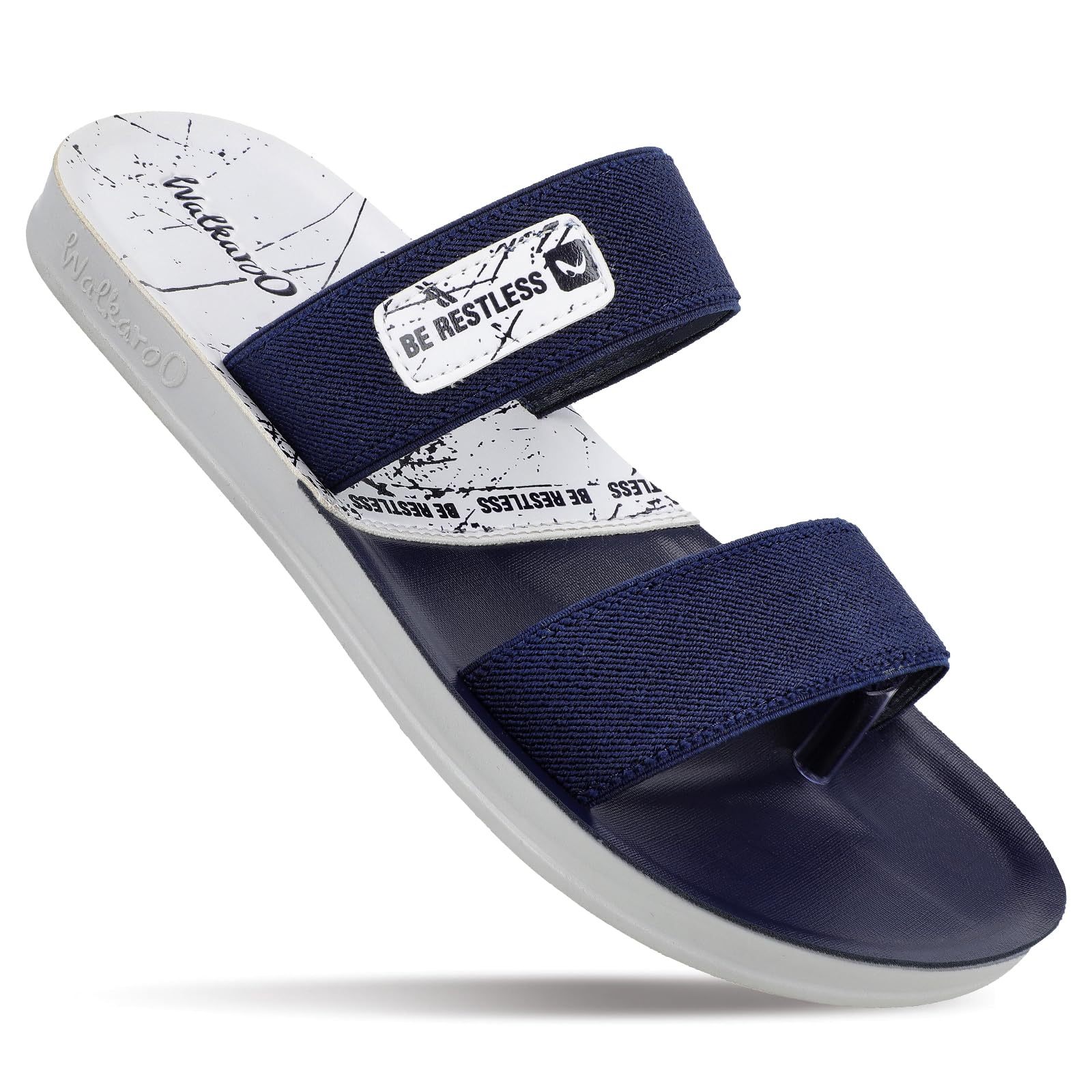 WALKAROO WG5432 Mens Casual and Regular Wear Covering Sandals - BlueWhite (B0CSKFFNNM) Amazon Price History, Amazon Price Tracker