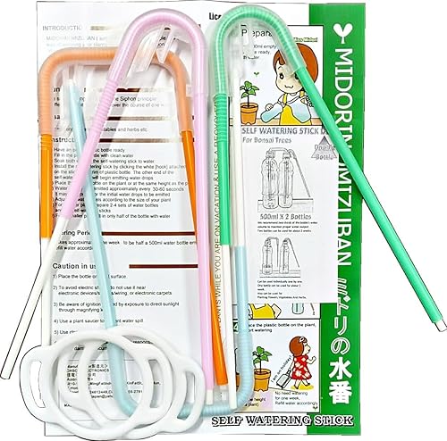 Richson Barra de riego automático DB, herramienta de riego automático de dos semanas para árboles bonsái, 4 unidades/paquete