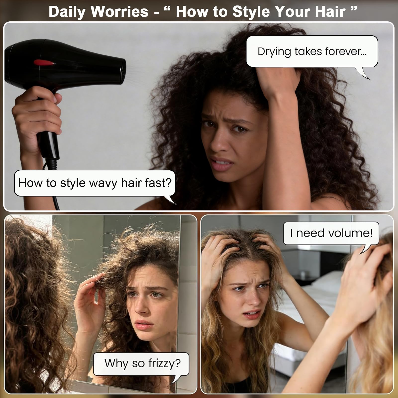 Accesorio difusor apto para secador Dyso.n Airwrap Styler secador de pelo accesorio para mejorar ondas naturales, rizos y bobinas, se convierte en boquilla difusora de secador de pelo, comparar con la