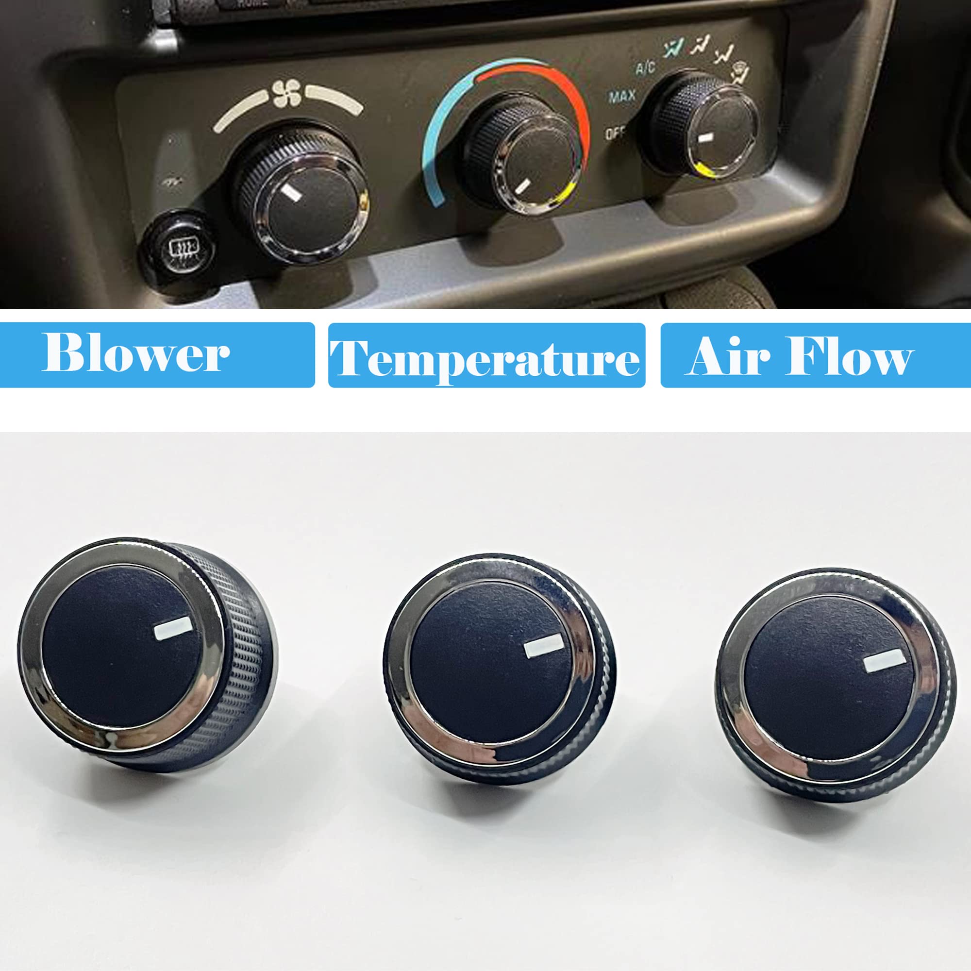 84141127 AC Temperature Control Knob For 2008-2017 Chevrolet Express GMC Savana
