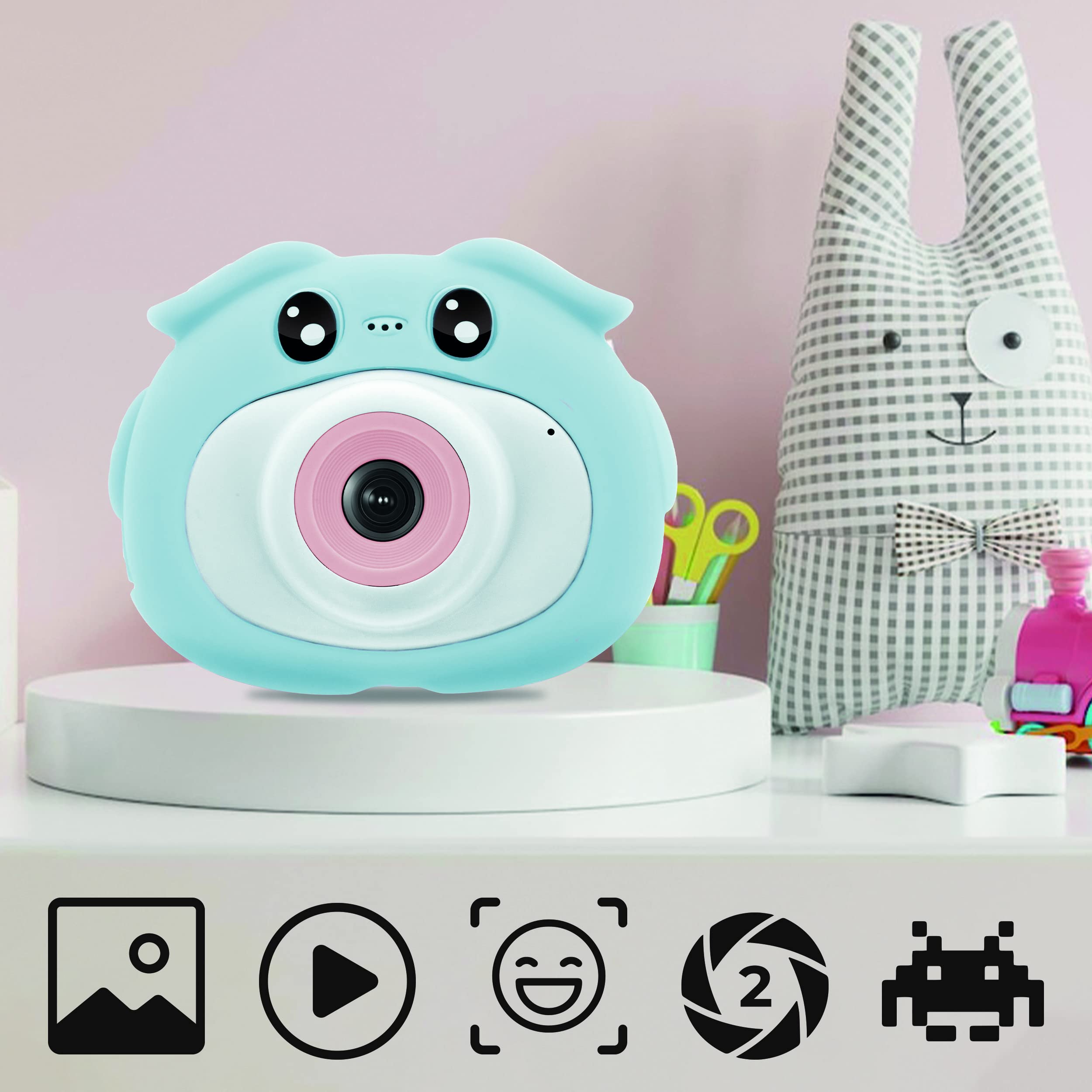 レア❗️新品未使用 GIZMO X Quality Life / Chacmool MaxLife MXKC-100 Digital Camera for Kids 3 MPx 5 Games from