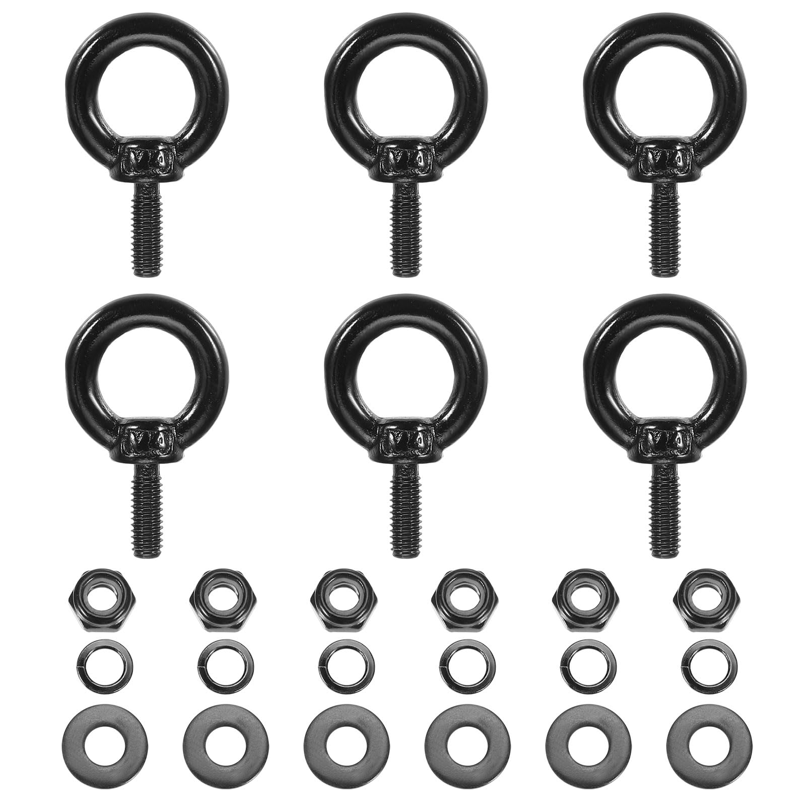 PATIKIL M4x12mm Lifting Shoulder Eye Bolt