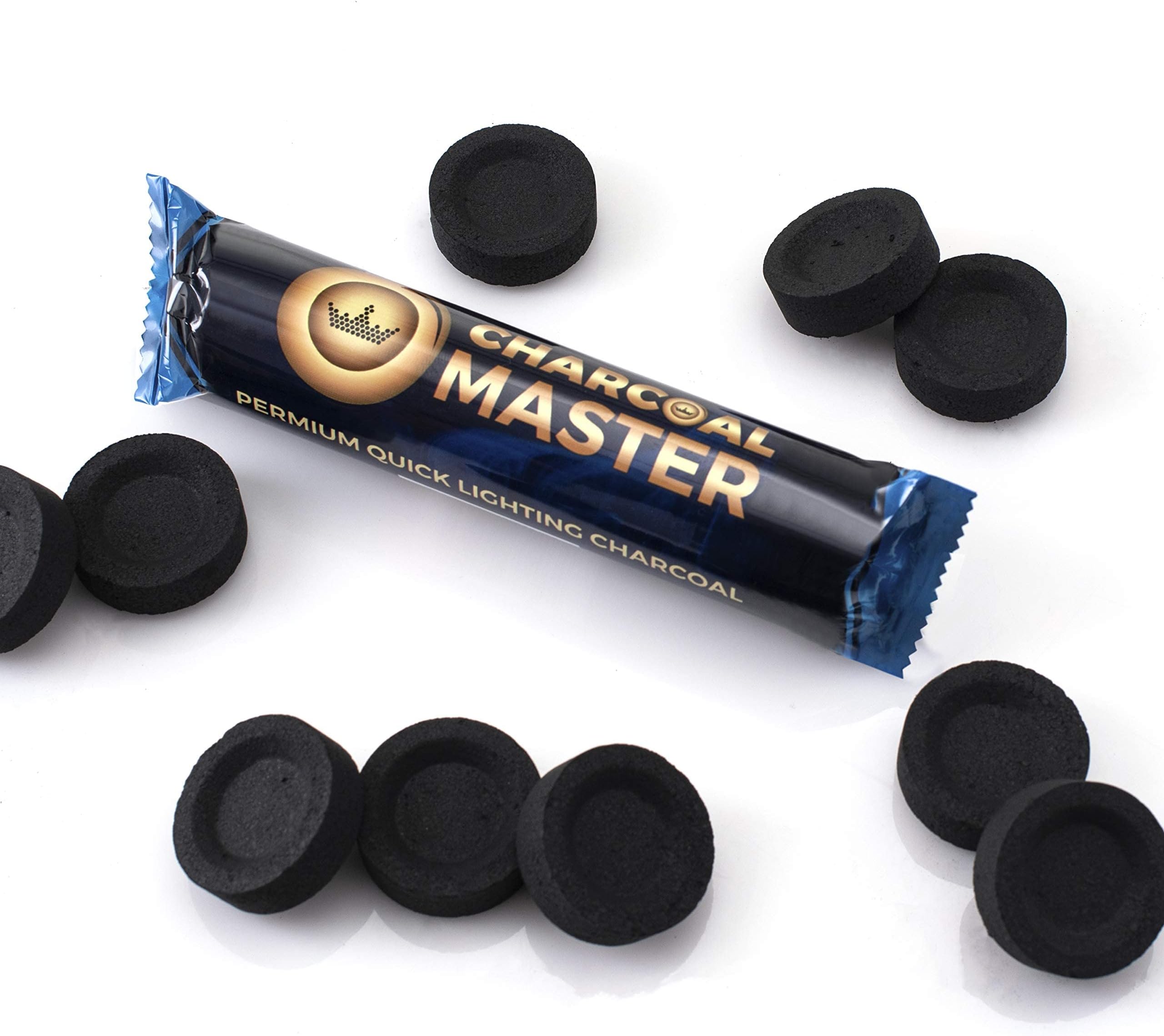 Premium Instant Hookah Coals 2 Rolls of Charcoals,10