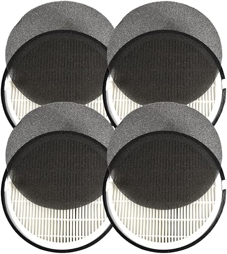 Miniatura 10 de HQRP LV-H132-RF - Filtro de repuesto compatible con purificador de aire LEVOIT LV-H132, juego de filtros de carbón activado HEPA 3 en 1