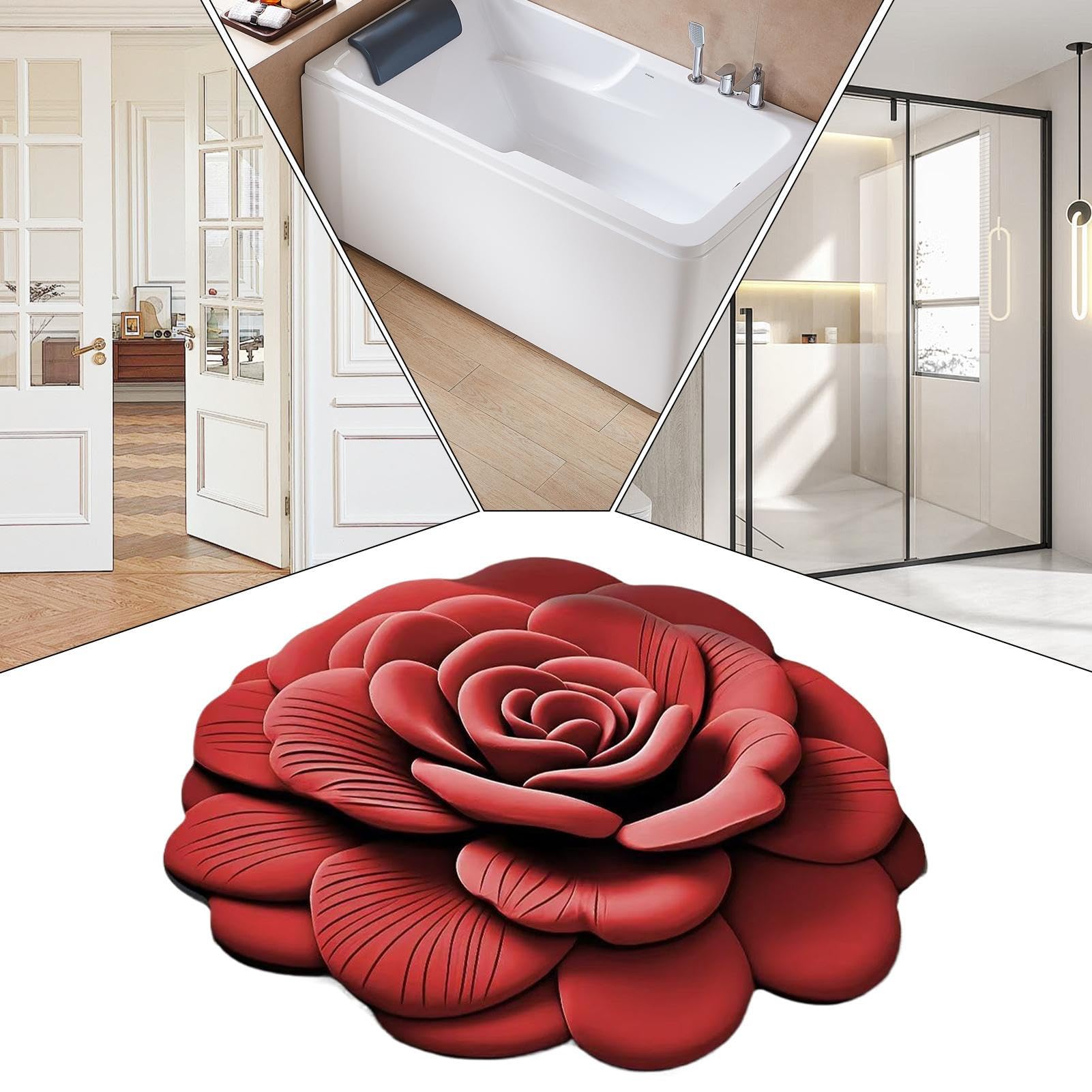 Alfombra De Baño Antideslizante De Felpa Suave Cómodas y de Secado Rápido | Reutilizable Absorbente Y Secado Rápido Para Entrada De Casa,