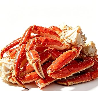 OCEANZEN Super Colossal Alaskan Red King Crab Legs | Wild-Caught | Fully Cooked 10 LBS