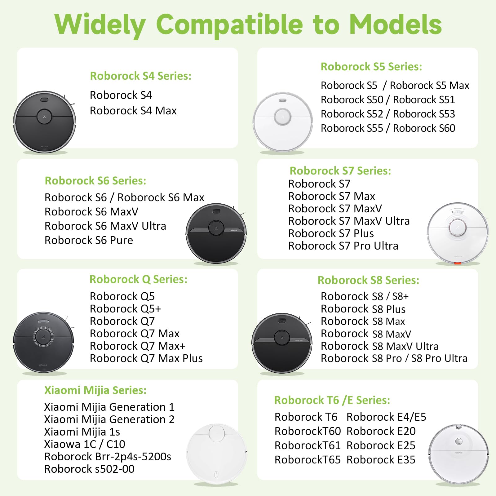 6700mAh Batterie pour Xiaomi Roborock S5/S6/S7/S8 Max MaxV Ultra Plus Pro Ultra Pure, S50,S55, Q5 Q7 Max+ Plus, Brr-2p4s-5200s, Mijia 1:a Och 2:a generationens robotdammsugare