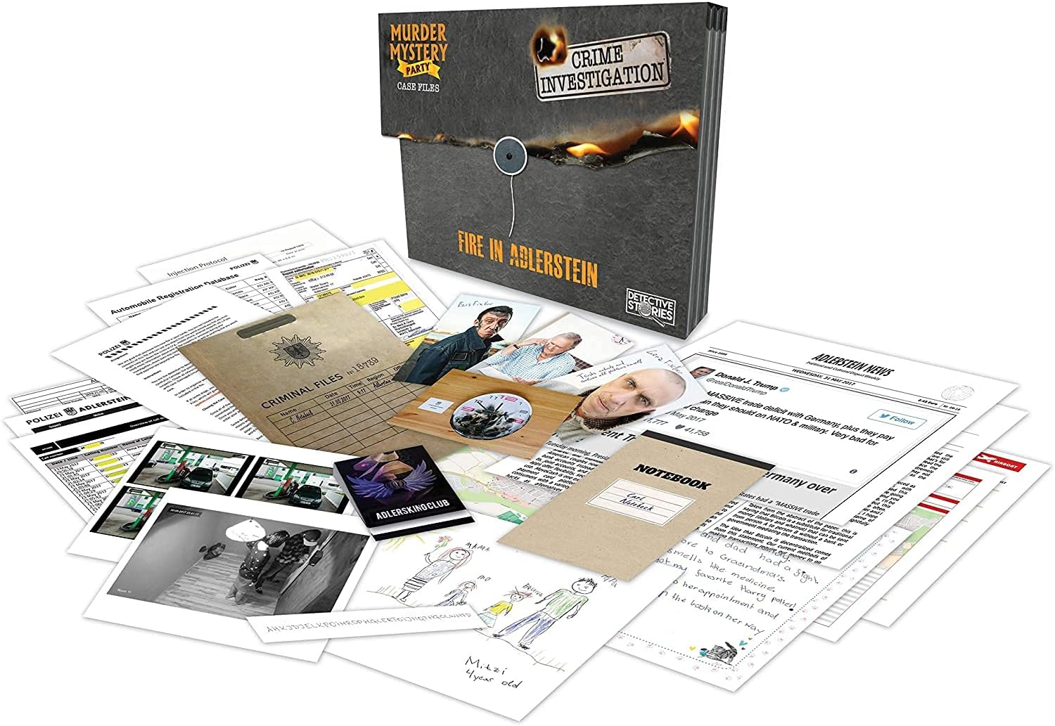 Buy Murder Mystery Game Kit Variety Pack 2 Featuring Unsolved Case Files Murder Mystery Game Murder Mystery Dinner Party Game Mystery Puzzle Online In Poland B093s12l3r