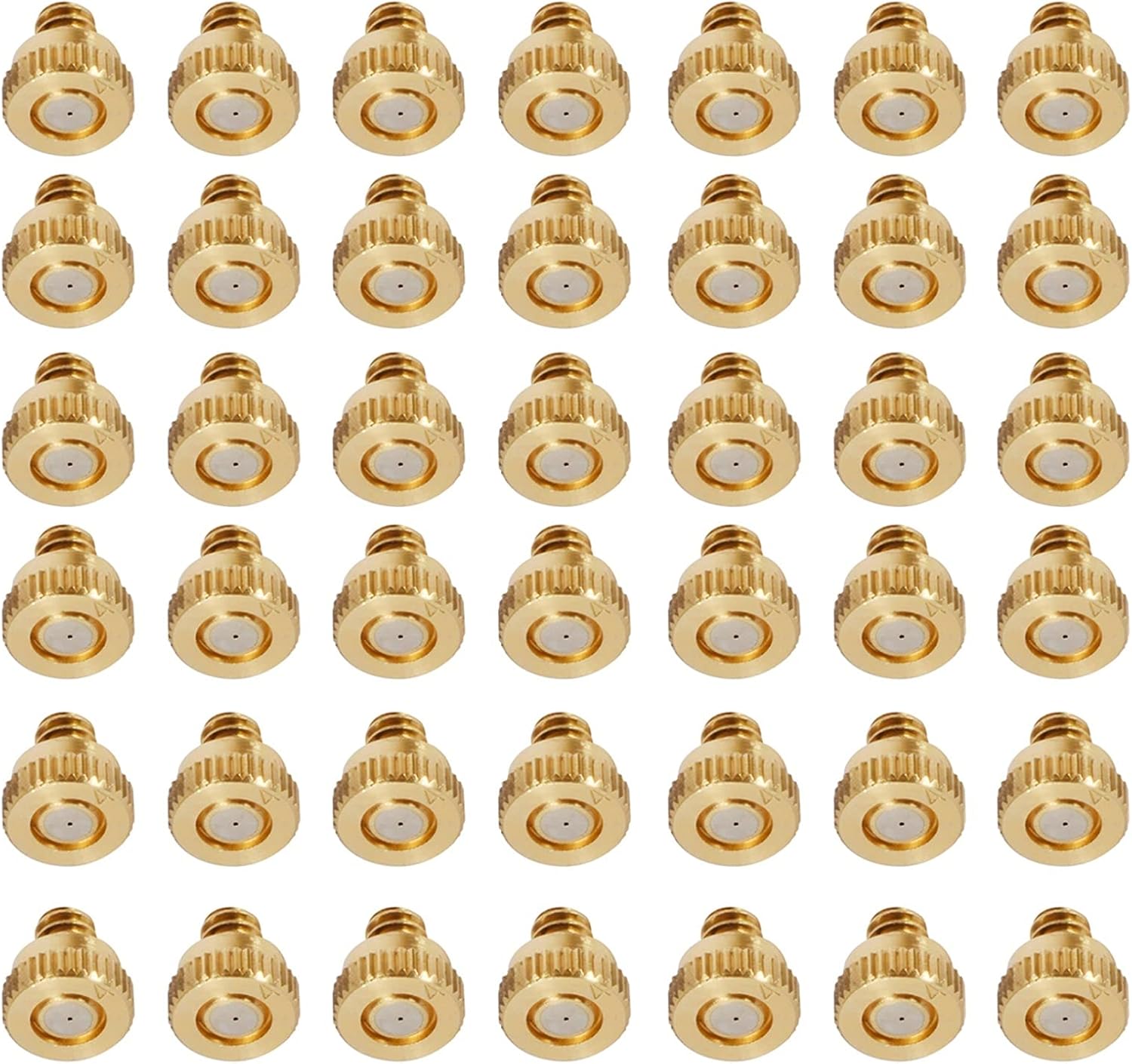 300Pcs Misting Nozzles Kit for Cooling System, Brass Mister Nozzles, Garden Water Mister, Fog Nozzles for Patio Outdoor Misting System (Size : 0.8mm)