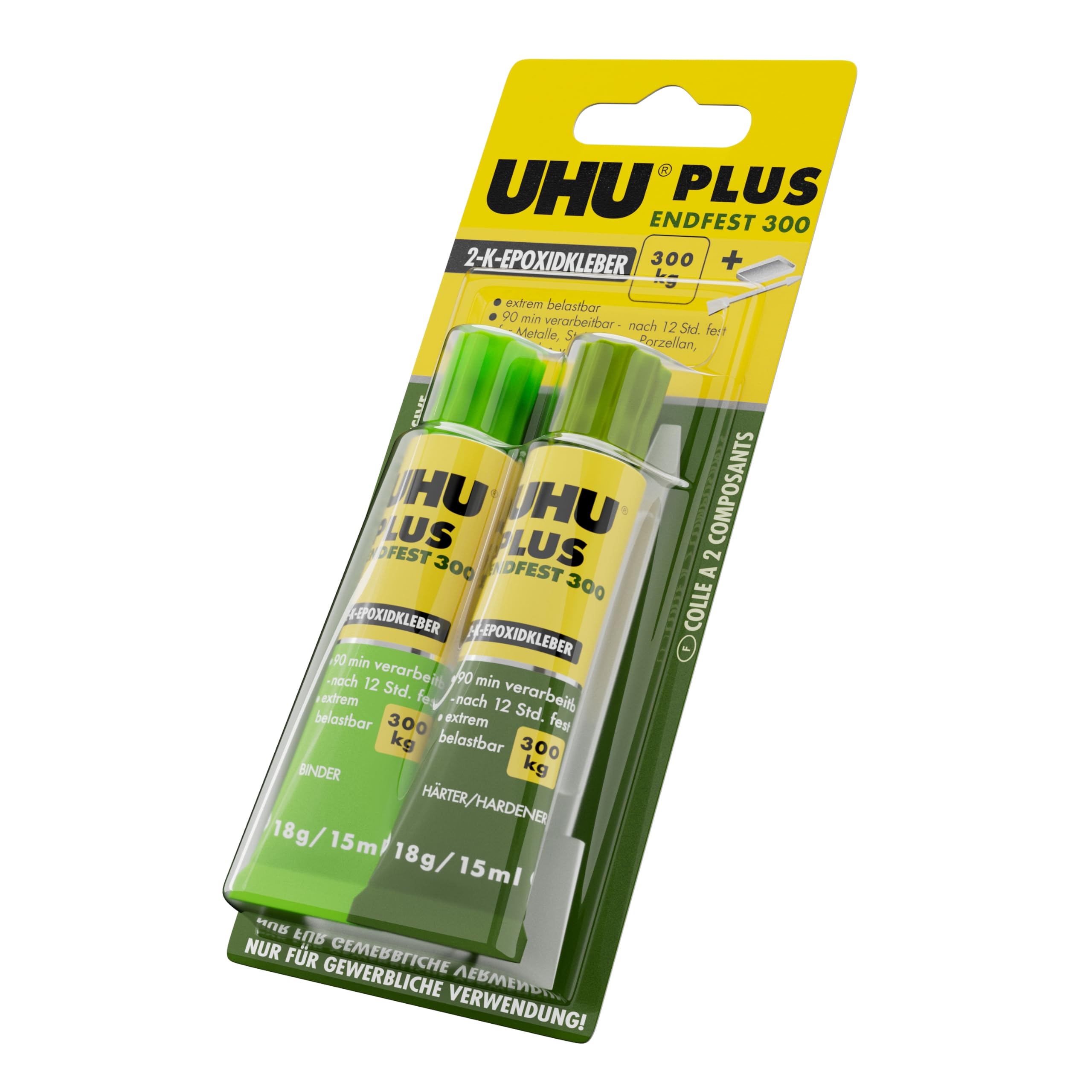UHU Zwei-Komponentenkleber plus endfest 300/45640 Inh.33 g – Ansicht 3