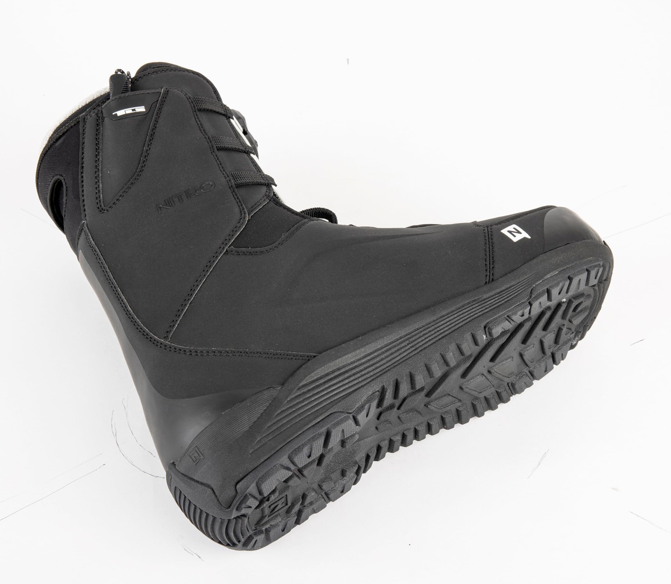 Nitro Herren Anthem TLS All Mountain Freeride Freestyle Schnellschnürsystem Boot Snowboardboot, Black,