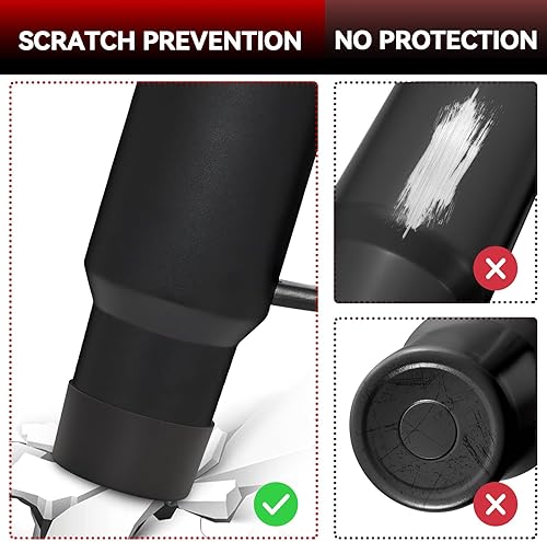 Miniatura 4 de PICcircuit 2 piezas para botas Stanley, parte inferior de silicona para Quencher Adventure de 40 onzas, 30 onzas, botella IceFlow de 20 onzas y 30