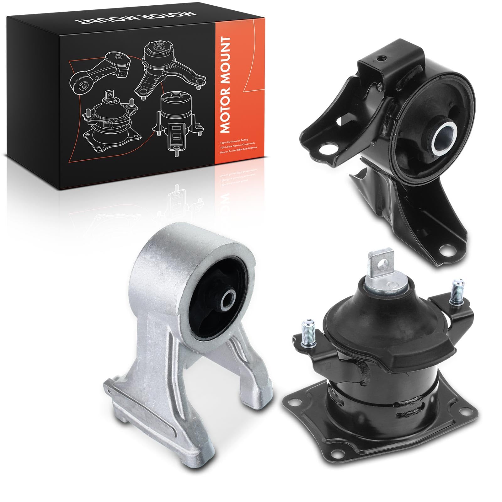 Frankberg 3x Supporto motore anteriore posteriore destro 50830SHJA03 | Compatibile con Pilot
