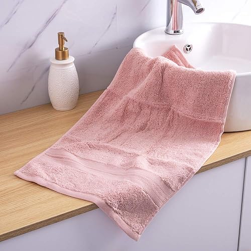 Miniatura 4 de Juego de 3 toallas de baño de lujo, juego de toallas 100% algodón (1 toalla de baño grande, 1 toalla de mano, 1 toalla) ultra suave y altamente