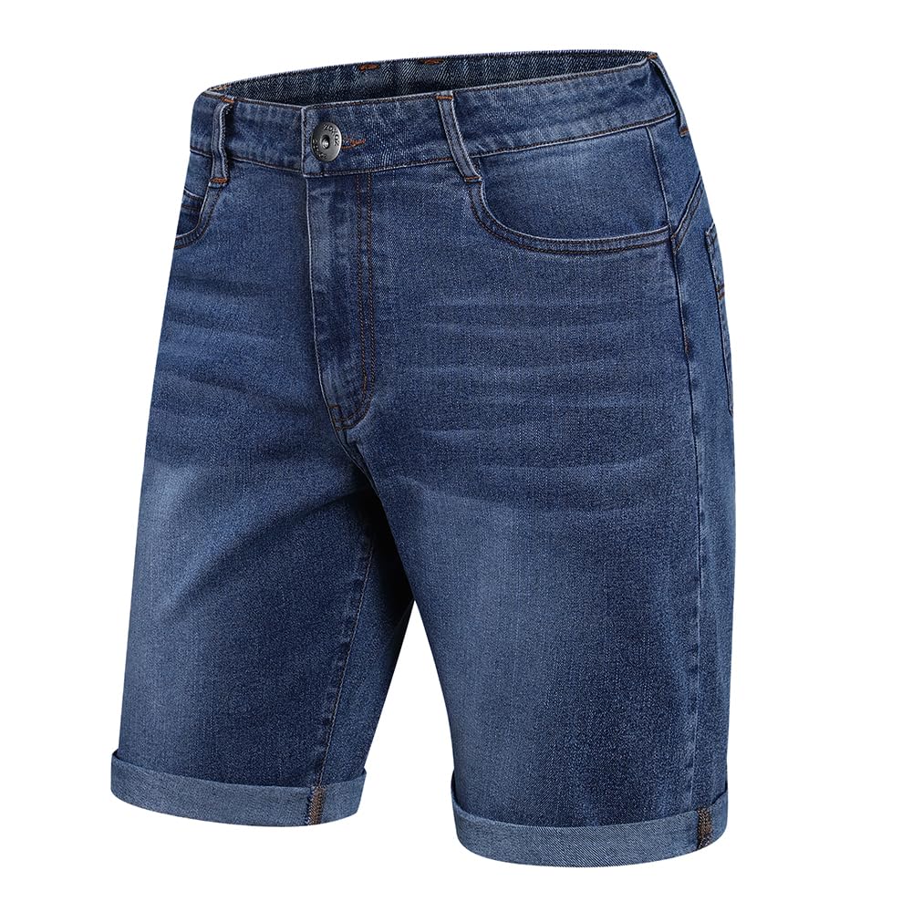 ZOXOZ Bermuda Denim Shorts Casual Summer Pantalones Cortos Hombre