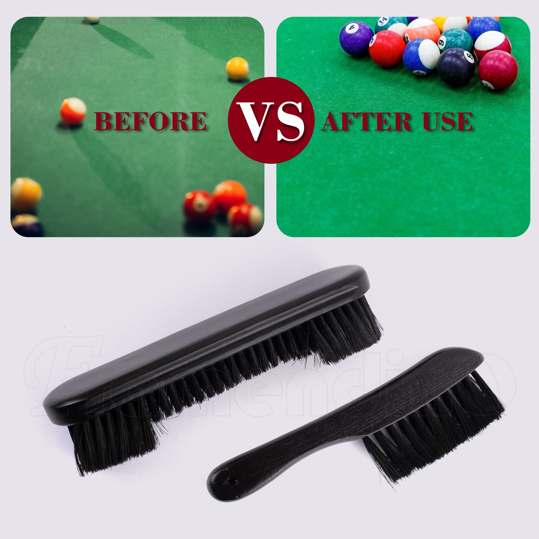 Framendino Billiard Brush Set - Clean Your Pool Table -5