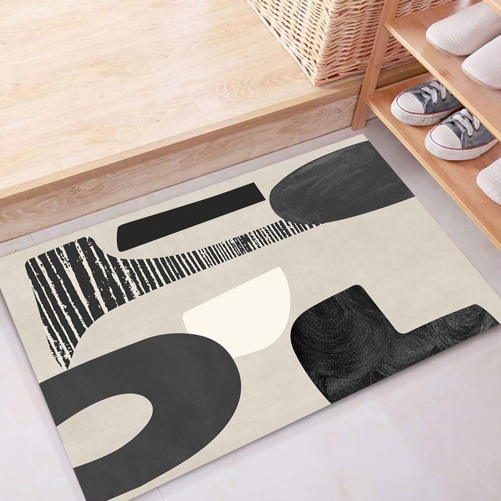 Generico Tappeto Zerbino per Interni 70 x 410 cm Lavabile Antiscivolo Tappeto Lungo Resistente all'Usura Lavabile in Lavatrice per Cucina Ingresso Corridoio H