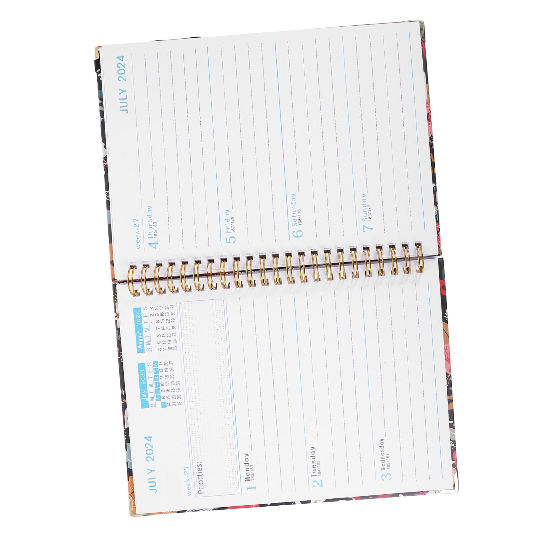 SEWACC 3 Stücke Feine Material Planer Notebook Monatliche Wöchentlich Täglichen Planung Für