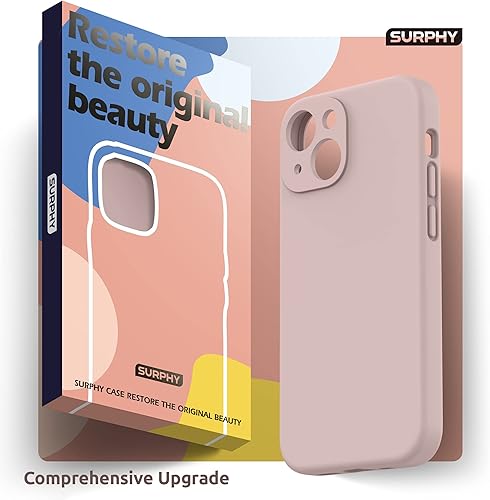 Miniatura 23 de SURPHY Compatible con iPhone 13 Mini Funda con Protector de Pantalla, (Protección de Cámara y Forro de Microfibra Suave) Funda de Teléfono